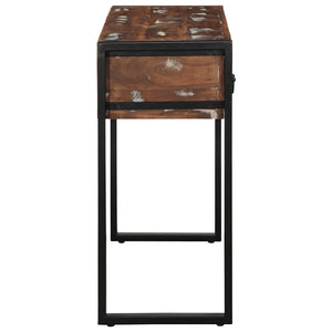 Mehrfarbiger Konsolentisch 100cm Altholz