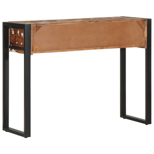 Mehrfarbiger Konsolentisch 100cm Altholz