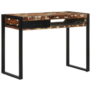 Mehrfarbiger Schreibtisch Altholz 100x50 cm