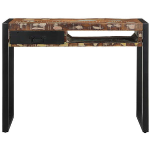 Mehrfarbiger Schreibtisch Altholz 100x50 cm