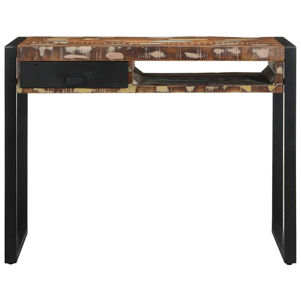 Mehrfarbiger Schreibtisch Altholz 100x50 cm