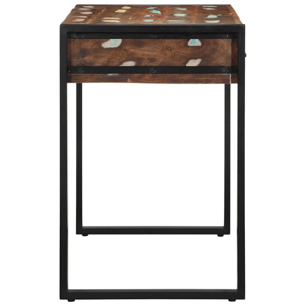 Mehrfarbiger Schreibtisch Altholz 100x50 cm