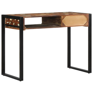 Mehrfarbiger Schreibtisch Altholz 100x50 cm