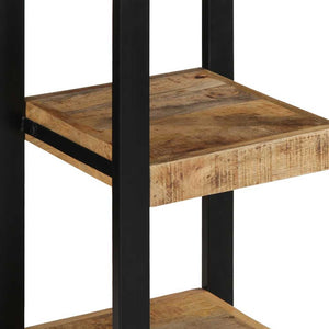 Wandregal Mango Massivholz 35x35x100 cm
