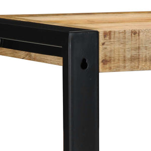 Wandregal Mango Massivholz 35x35x100 cm