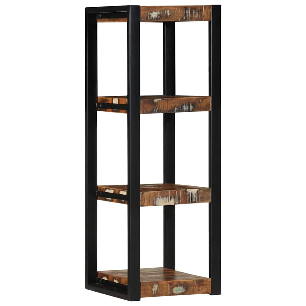 vidaXL Étagère murale multicolore 35x35x100 cm bois de récupération massif
