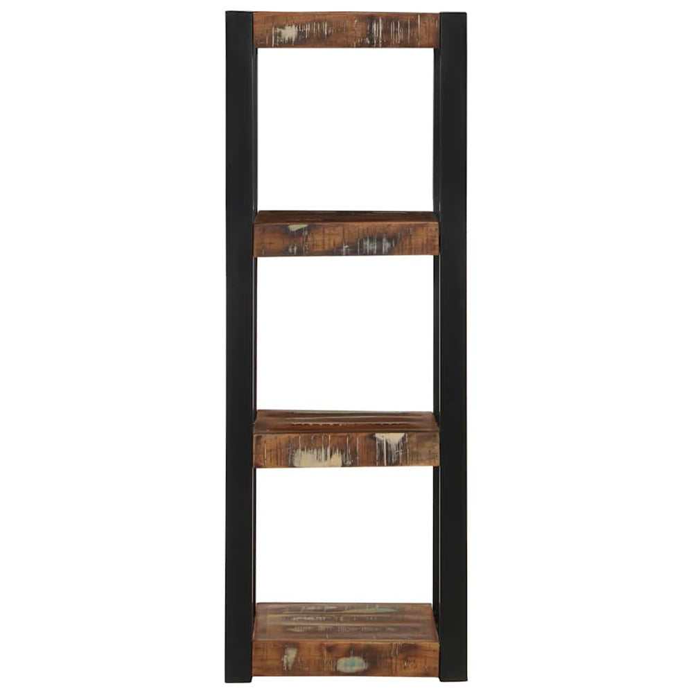 vidaXL Étagère murale multicolore 35x35x100 cm bois de récupération massif