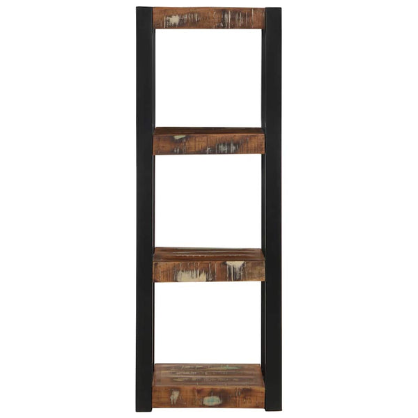 Mehrfarbiges Wandregal Altholz 35x35x100cm