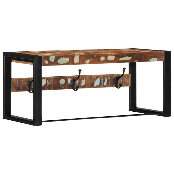 Mehrfarbige Garderobe Altholz Massiv 80cm