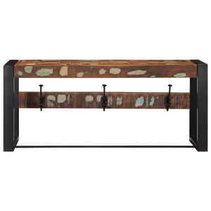 Mehrfarbige Garderobe Altholz Massiv 80cm