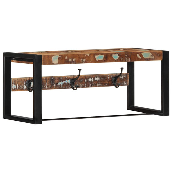 Mehrfarbige Garderobe Altholz Massiv 80cm
