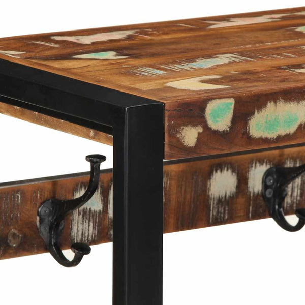 Mehrfarbige Garderobe Altholz Massiv 80cm