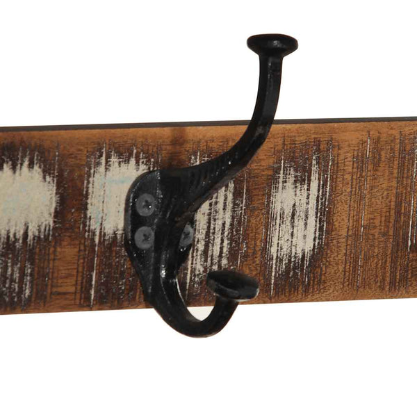 Mehrfarbige Garderobe Altholz Massiv 80cm