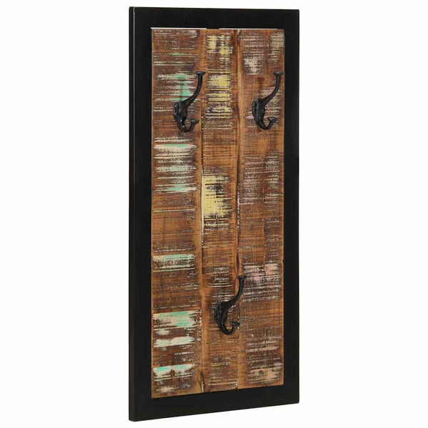 Mehrfarbige Garderobe aus Altholz 40x80 cm