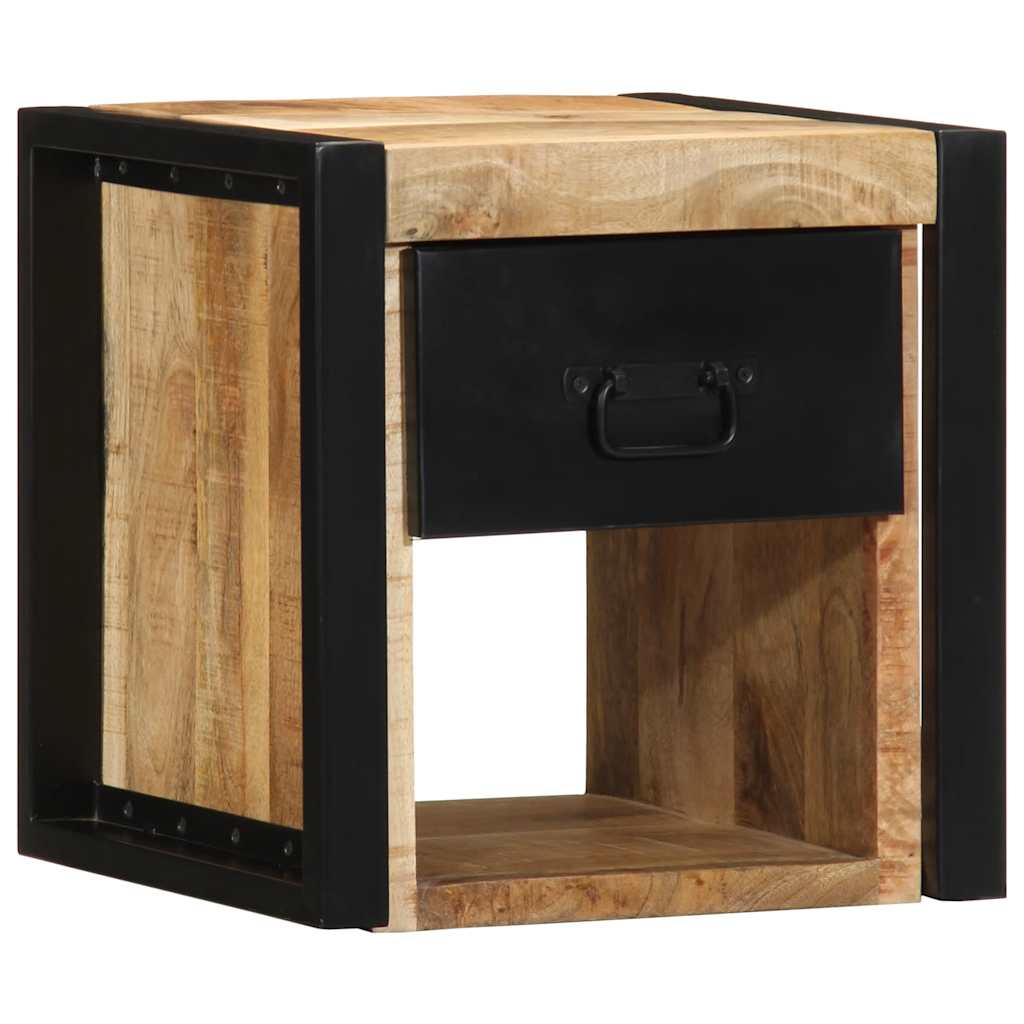 Nachttisch Mango Massivholz 40x40 cm