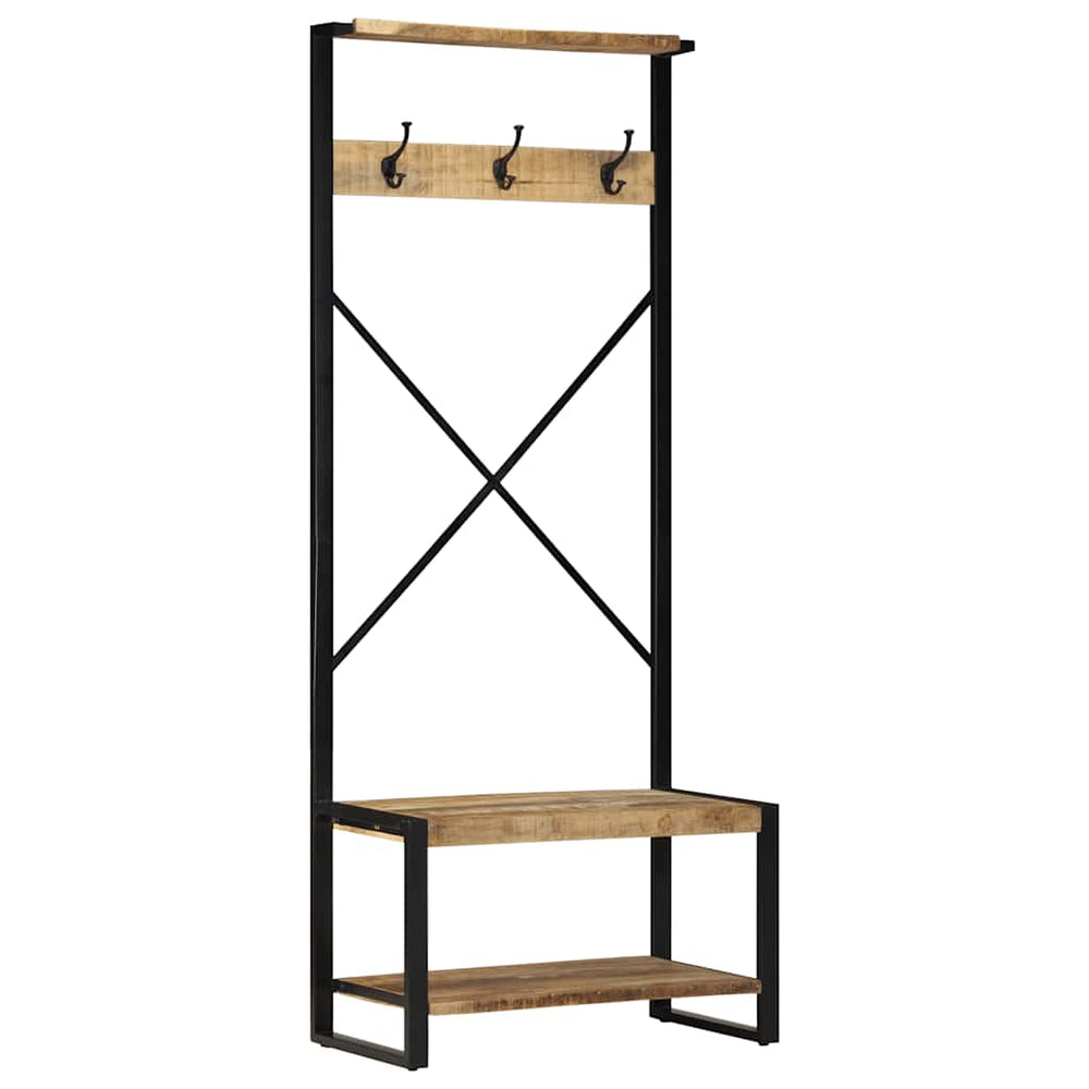 Kleiderständer Mango Massivholz 80x40x190 cm
