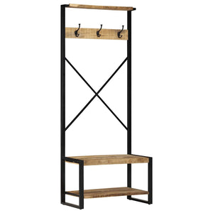 Kleiderständer Mango Massivholz 80x40x190 cm