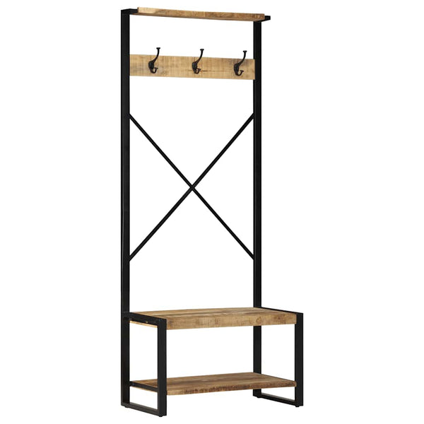 Kleiderständer Mango Massivholz 80x40x190 cm