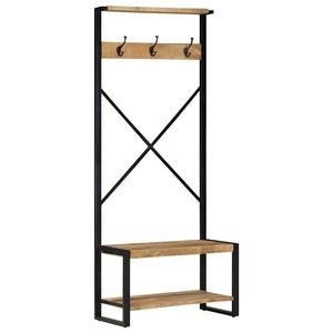 Kleiderständer Mango Massivholz 80x40x190 cm