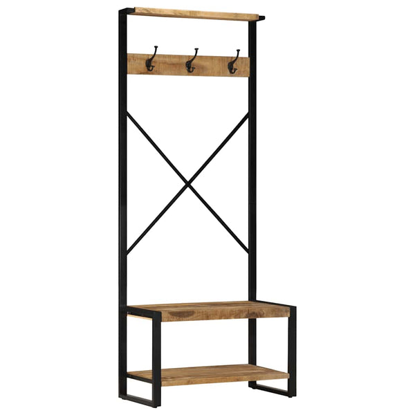 Kleiderständer Mango Massivholz 80x40x190 cm