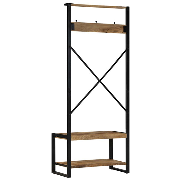 Kleiderständer Mango Massivholz 80x40x190 cm