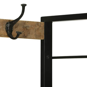 Kleiderständer Braun Mango Massivholz 110x40x179cm