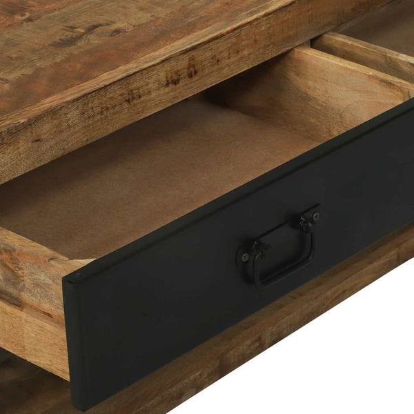Kleiderständer Braun Mango Massivholz 110x40x179cm