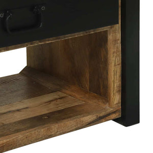 Kleiderständer Braun Mango Massivholz 110x40x179cm