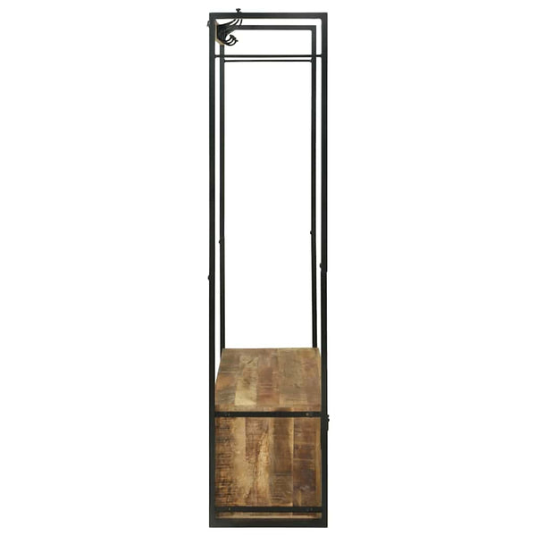 Kleiderständer Braun Mango Massivholz 110x40x179cm