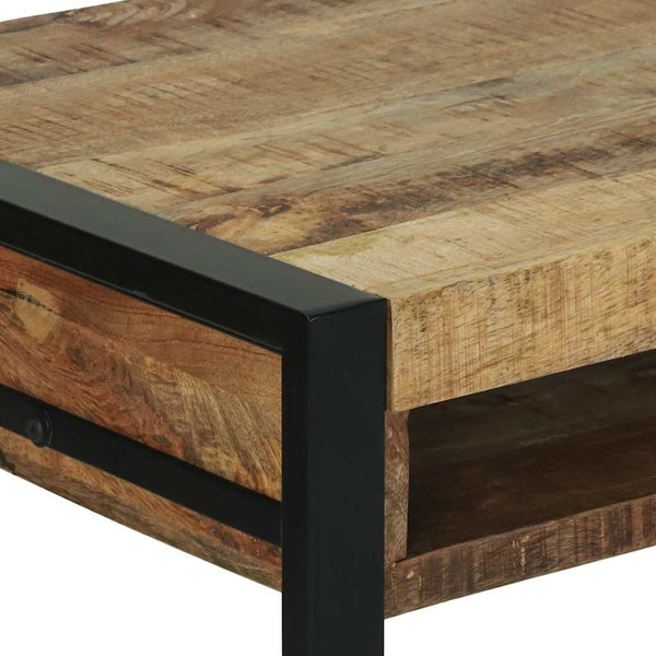 Schminktisch mit Regal, Mango Massivholz