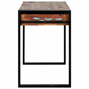 Mehrfarbiger Schminktisch Altholz 100cm