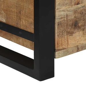 Aufbewahrungstruhe Braun Massivholz Mango 40x30x30 cm