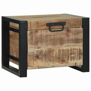 Aufbewahrungstruhe Braun Massivholz Mango 40x30x30 cm