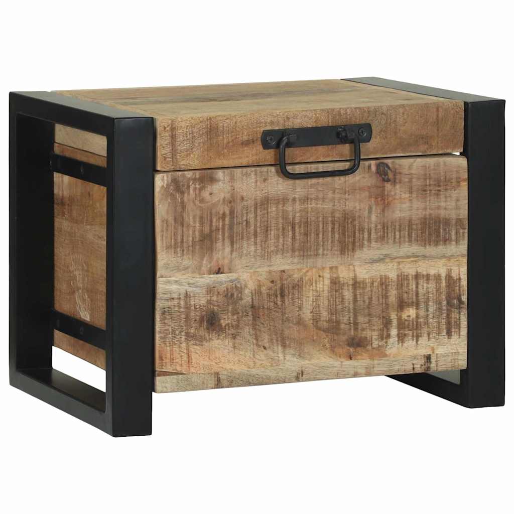 Aufbewahrungstruhe Braun Massivholz Mango 40x30x30 cm