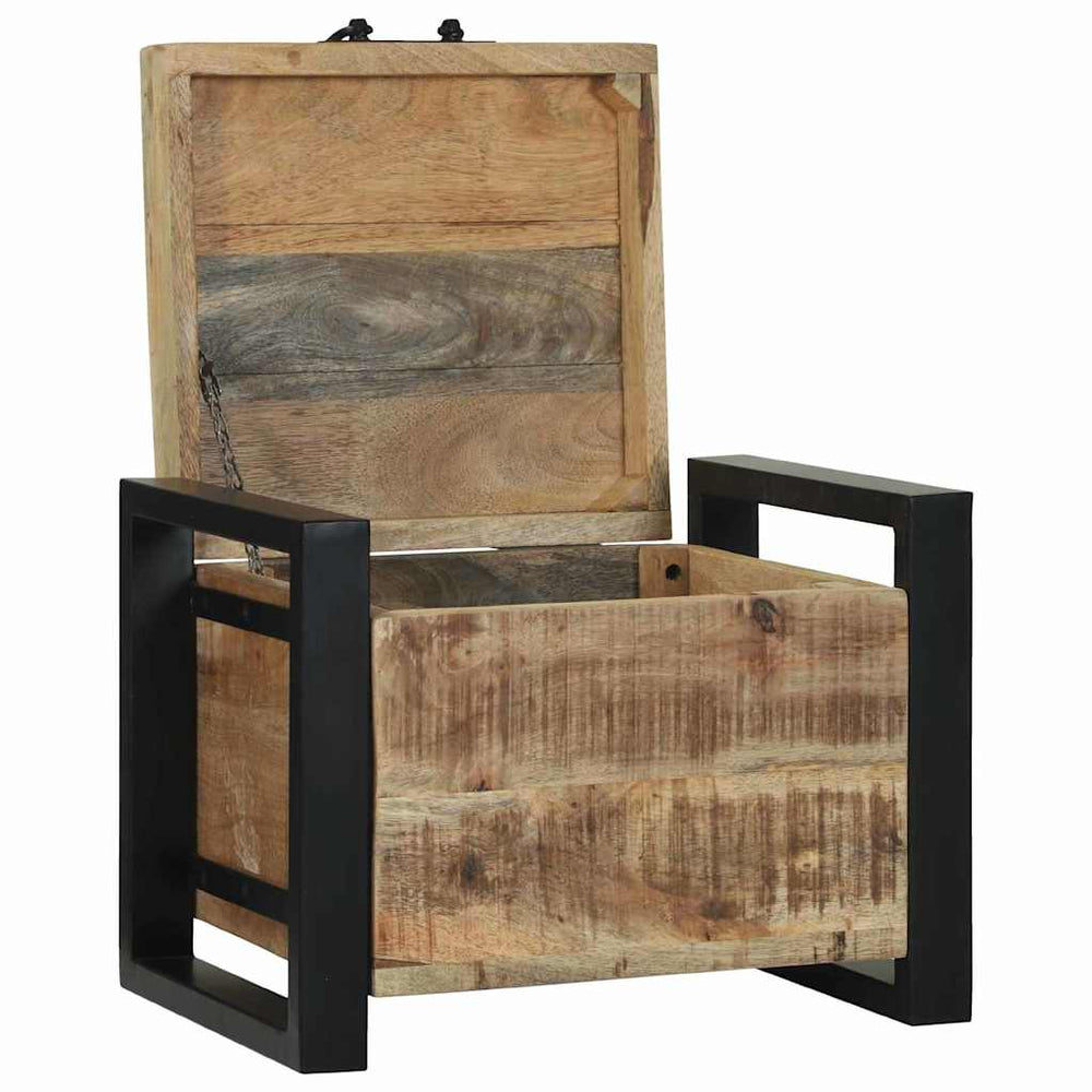 vidaXL Coffres de rangement marron 40 x 30 x 30 cm bois de manguier massif