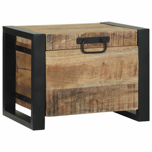 Aufbewahrungstruhe Braun Massivholz Mango 40x30x30 cm