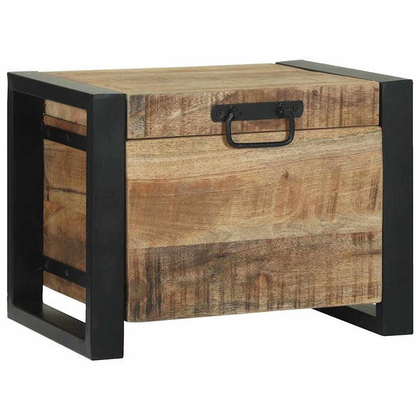 Aufbewahrungstruhe Braun Massivholz Mango 40x30x30 cm