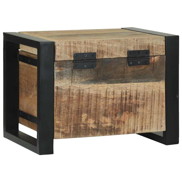 Aufbewahrungstruhe Braun Massivholz Mango 40x30x30 cm