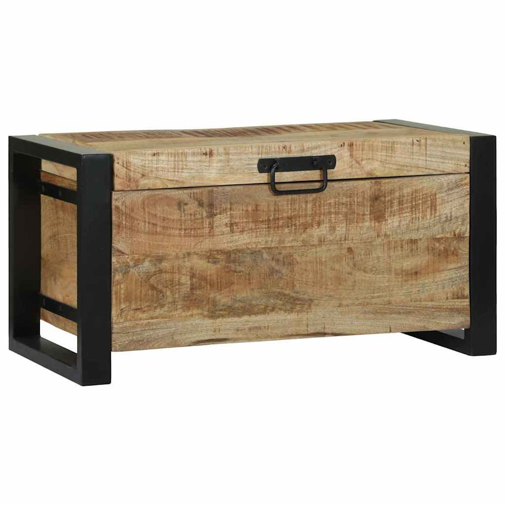 vidaXL Malle de rangement marron 60 x 30 x 30 cm en bois de manguier massif