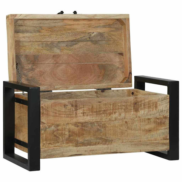 Aufbewahrungstruhe Braun Mango Massivholz 60x30x30cm