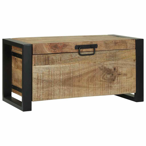 Aufbewahrungstruhe Braun Mango Massivholz 60x30x30cm