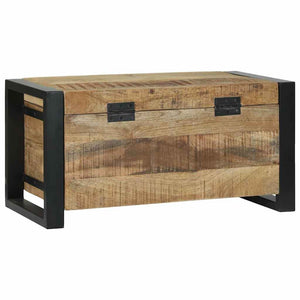 Aufbewahrungstruhe Braun Mango Massivholz 60x30x30cm