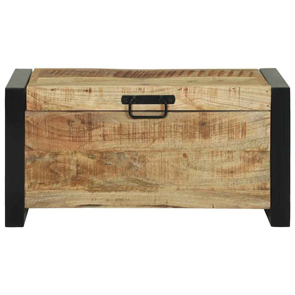 Aufbewahrungstruhe Braun Mango Massivholz 60x30x30cm
