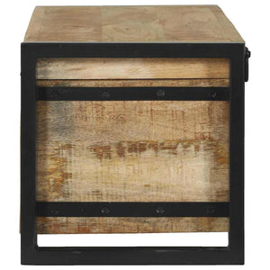 Braune Aufbewahrungstruhe Mango Massivholz 80x30x30cm