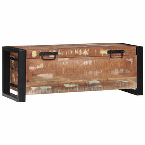 Massivholz Aufbewahrungstruhe 80 cm