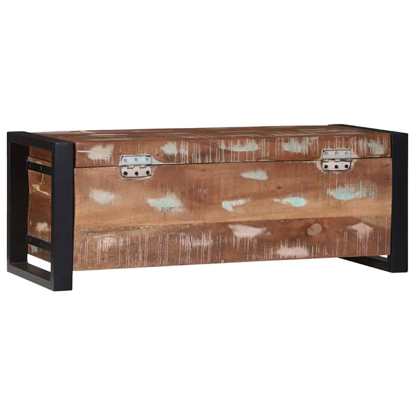 Massivholz Aufbewahrungstruhe 80 cm
