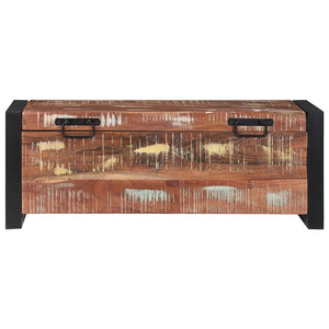 Massivholz Aufbewahrungstruhe 80 cm