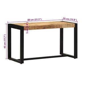 Mango Massivholz Bank 80 cm