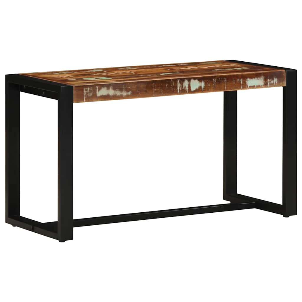 vidaXL Banc multicolore 80x35x45 cm bois de récupération massif