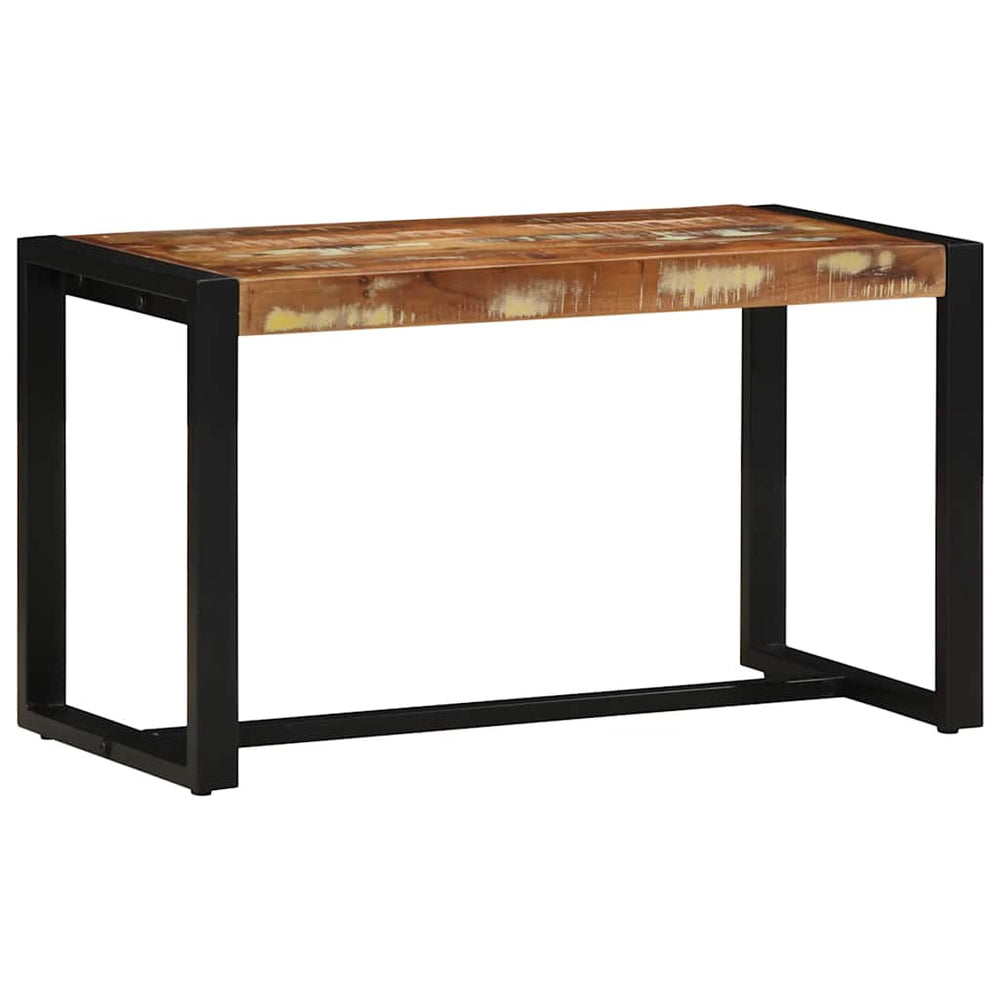 Mehrfarbige Bank 80x35x45 cm Altholz
